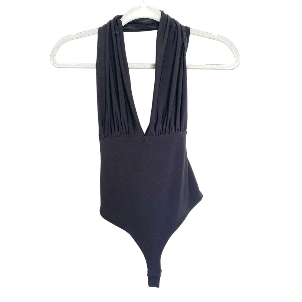 Dynamite Bodysuit Halter Style Black Small